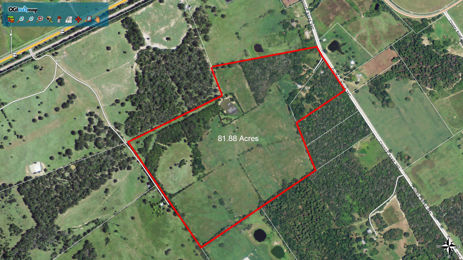 81.88 acres in Robertson County, Texas