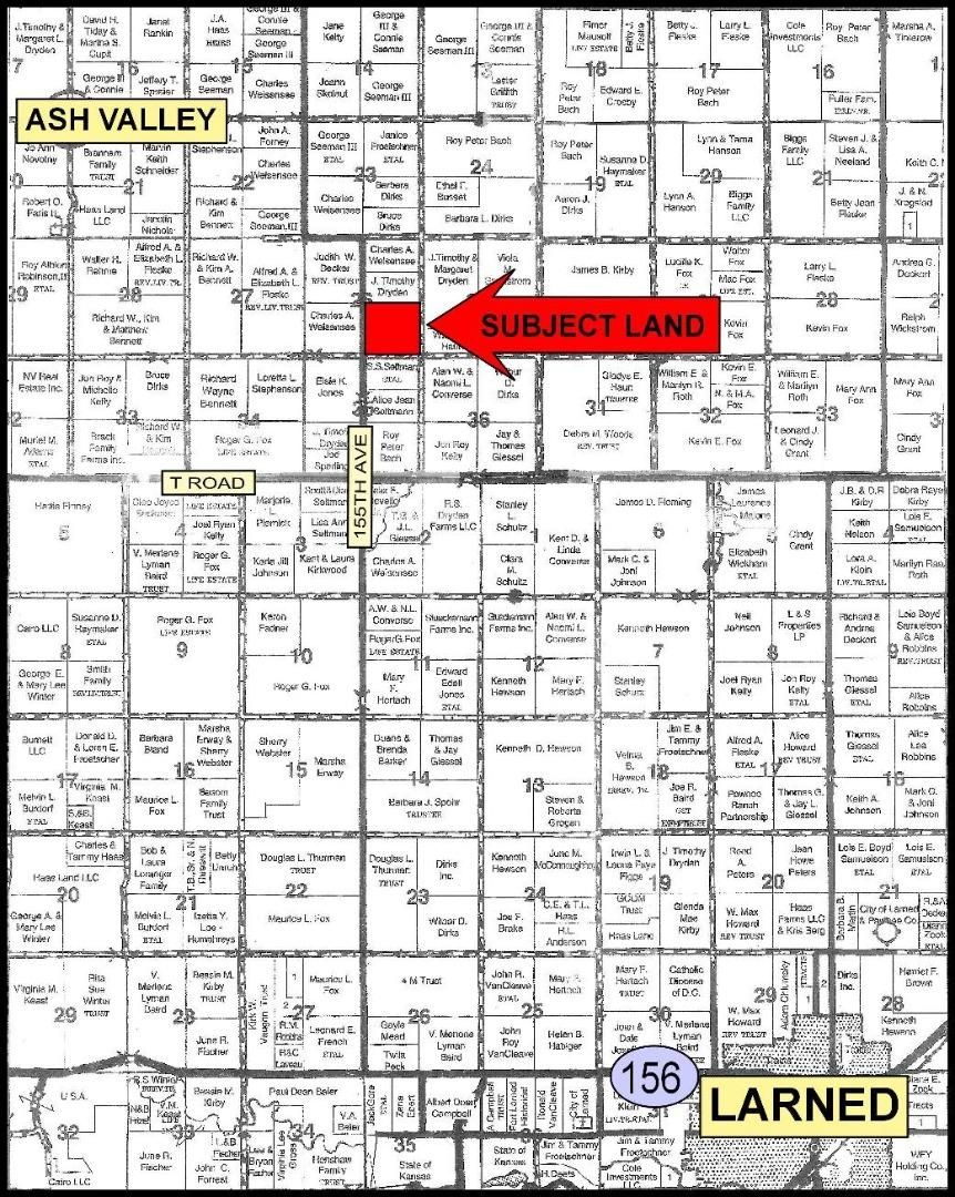 160 acres in Pawnee County, Kansas