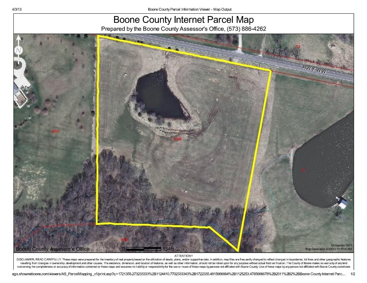 10 acres in Boone County, Missouri