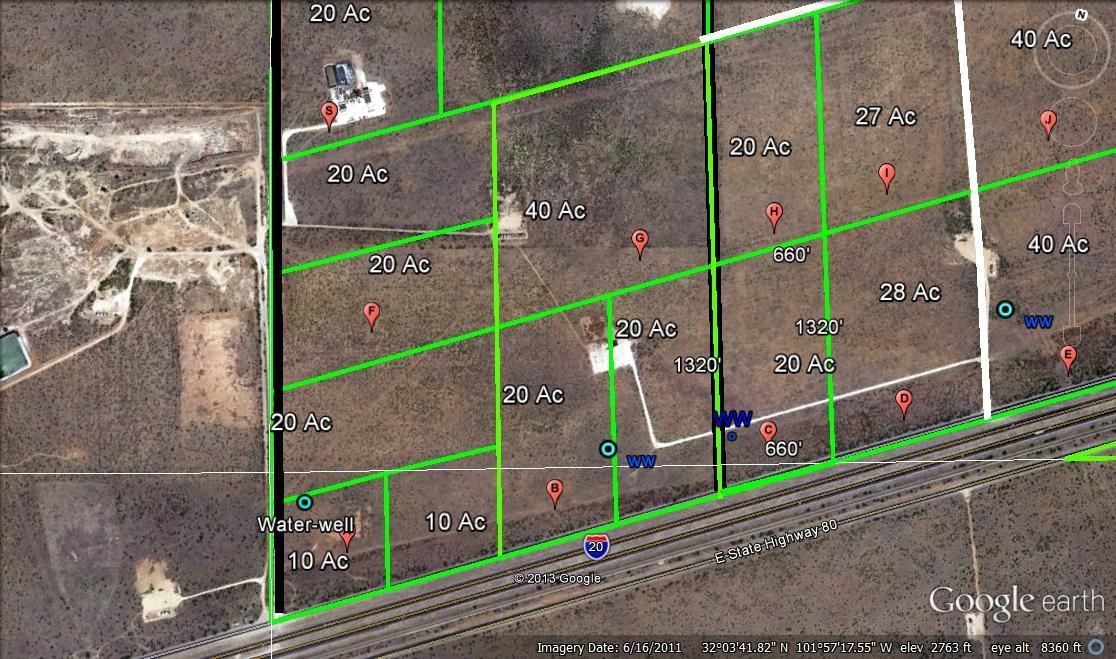 10 acres in Midland County, Texas