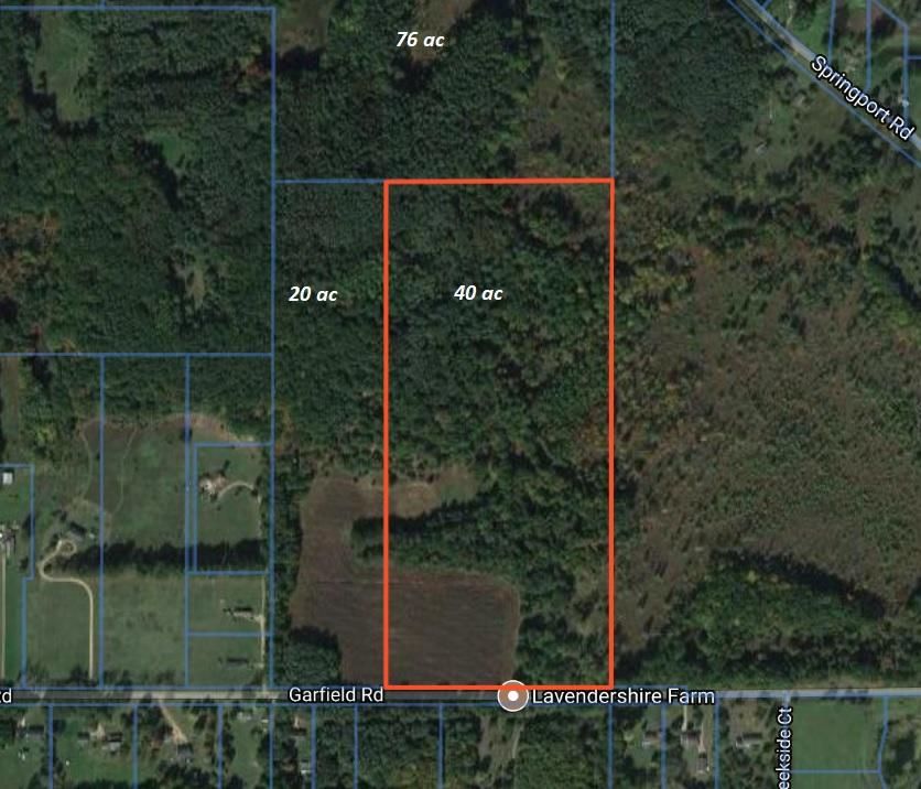 40 acres in Jackson County, Michigan
