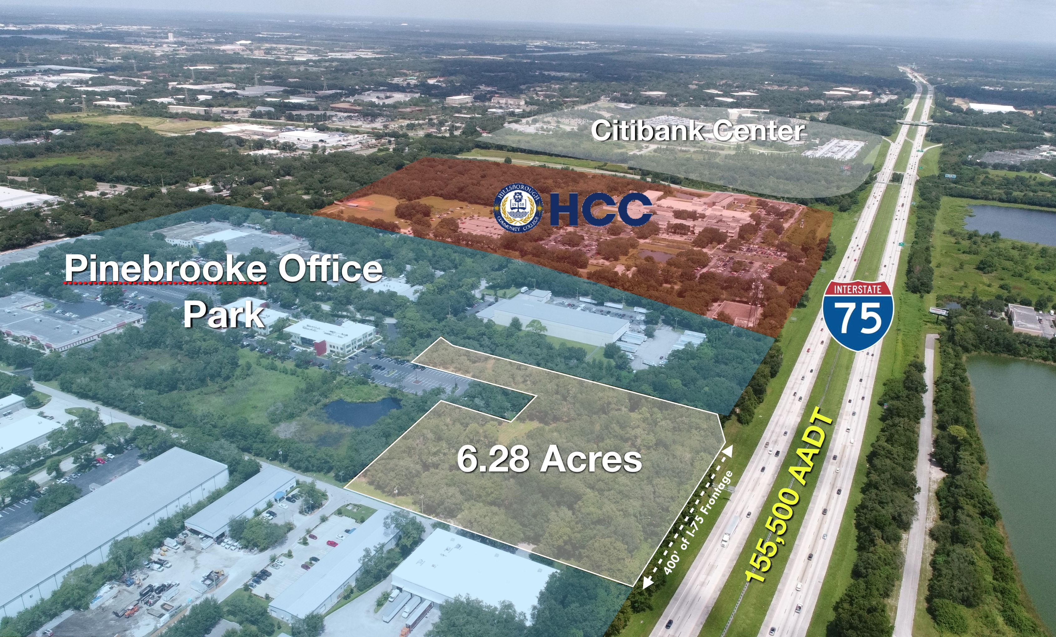 6.28 acres in Hillsborough County, Florida