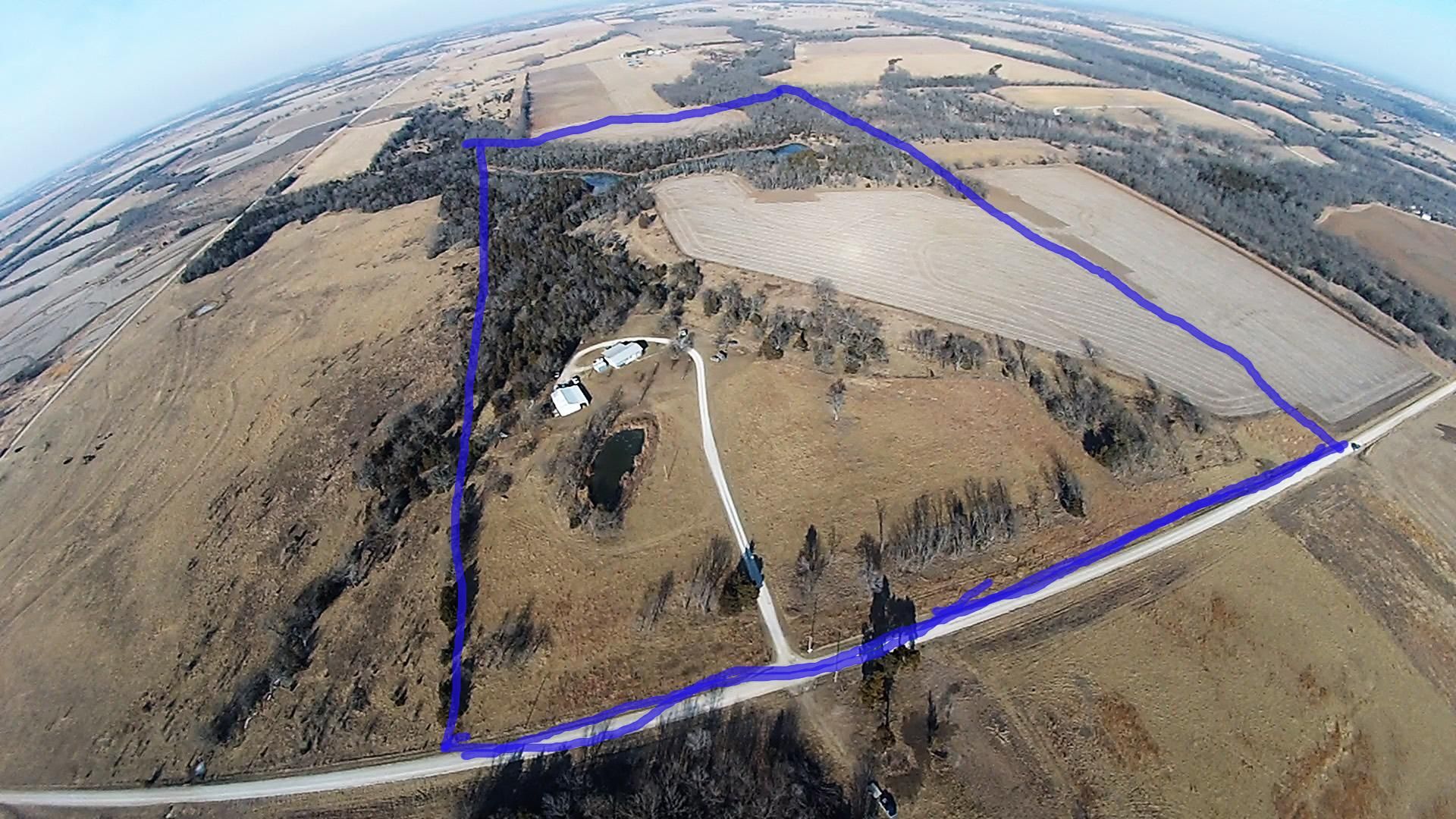80 acres in Linn County, Kansas