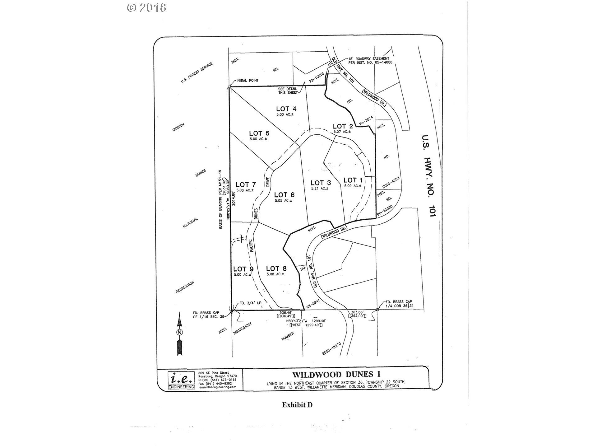 5 acres in Douglas County, Oregon