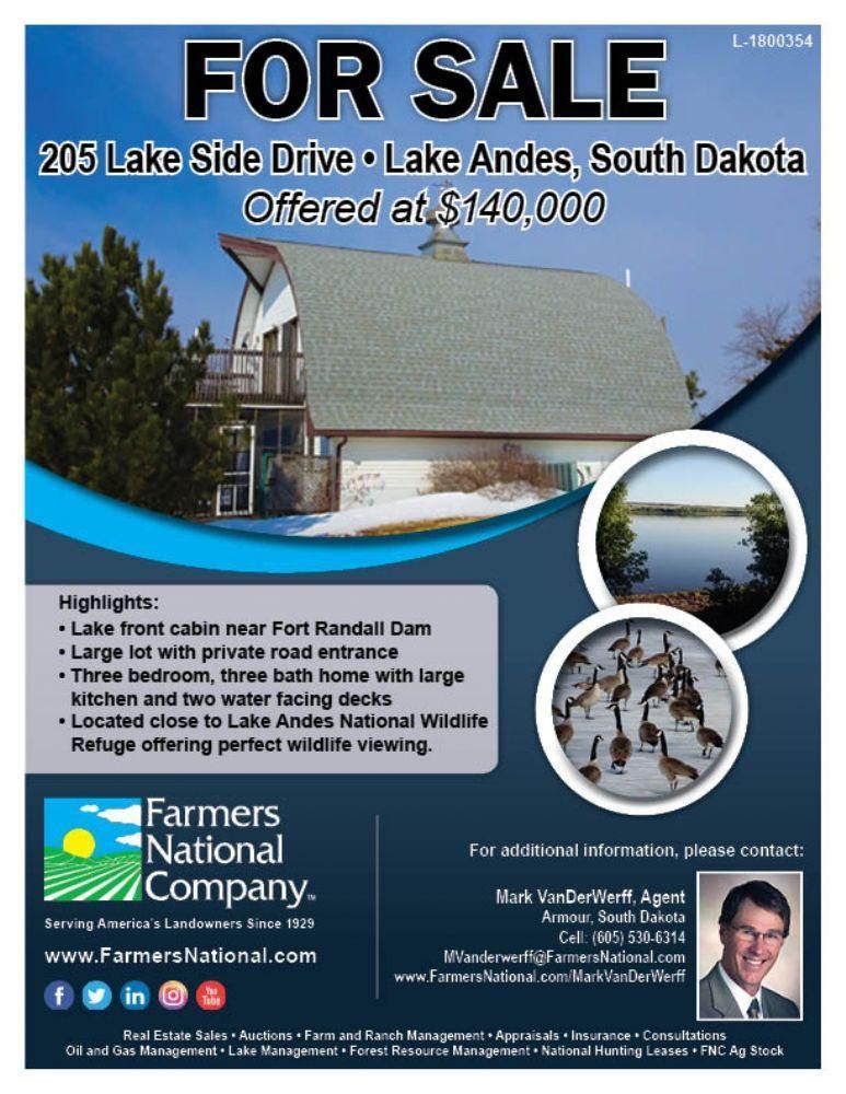 1.45 acres in Lake Andes, SD,