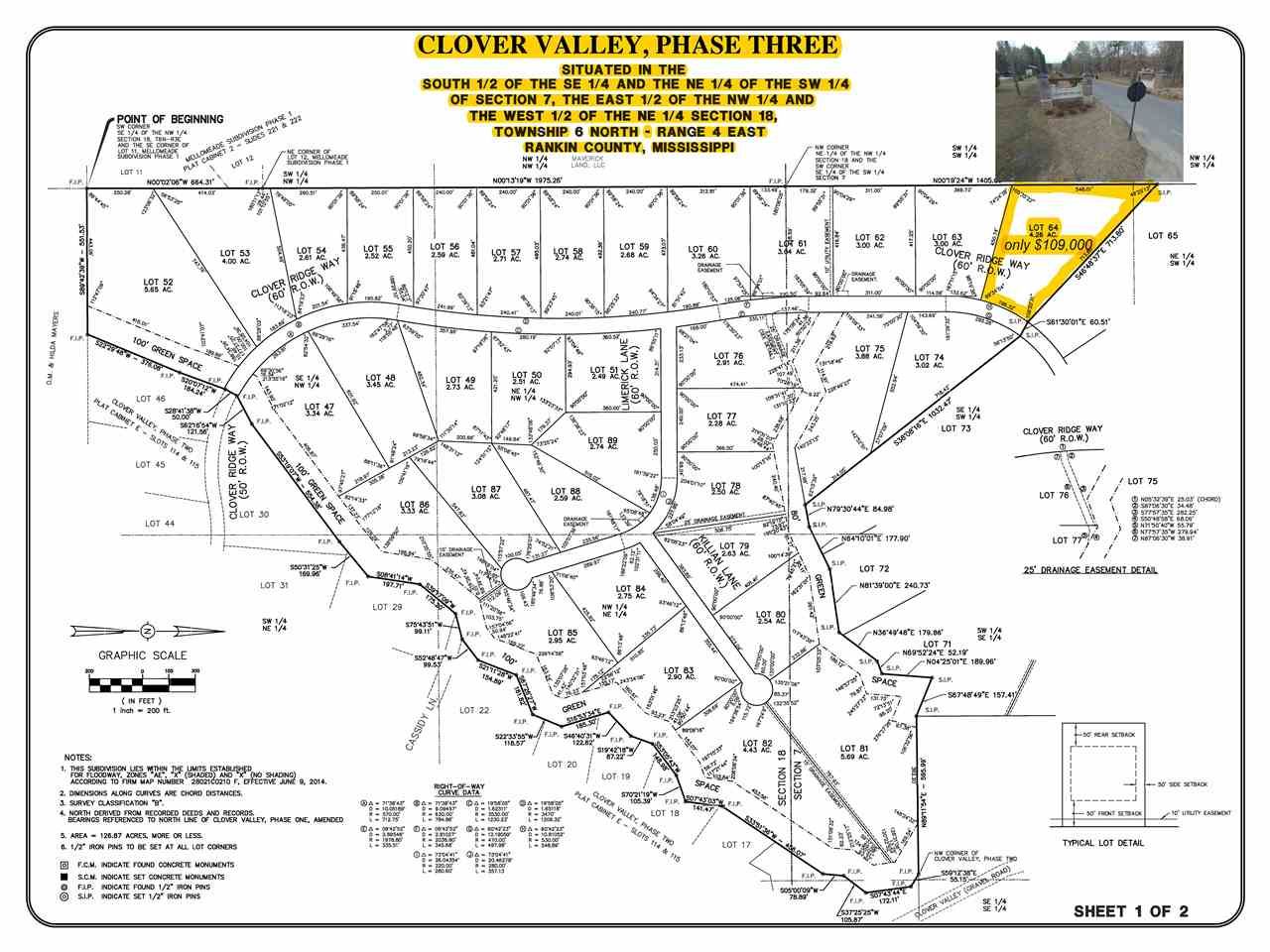 4.26 acres in Rankin County, Mississippi