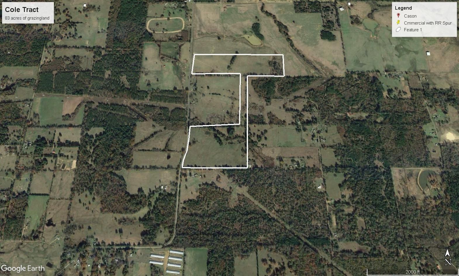 83 acres in Morris County, Texas