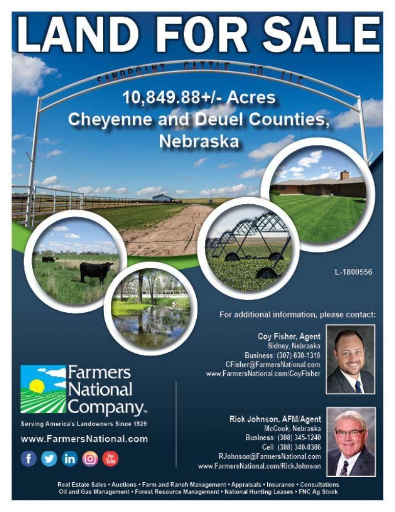 10,849.88 acres in Deuel County, Nebraska