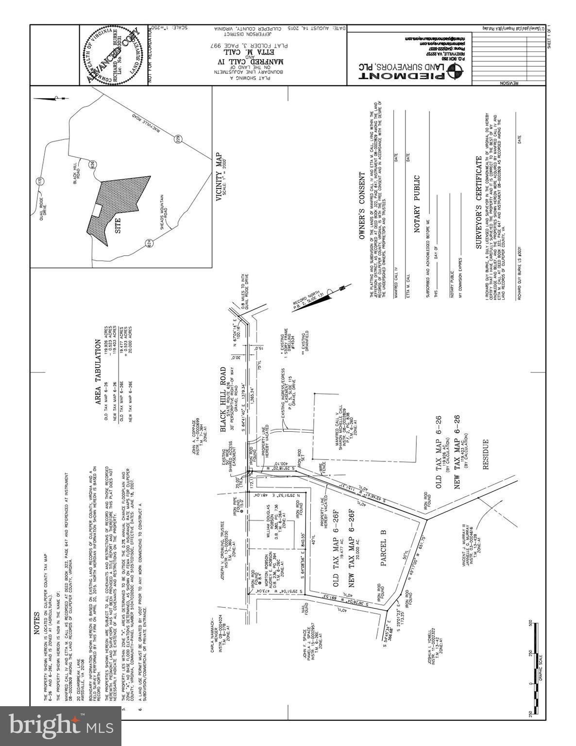 20 acres in Culpeper County, Virginia