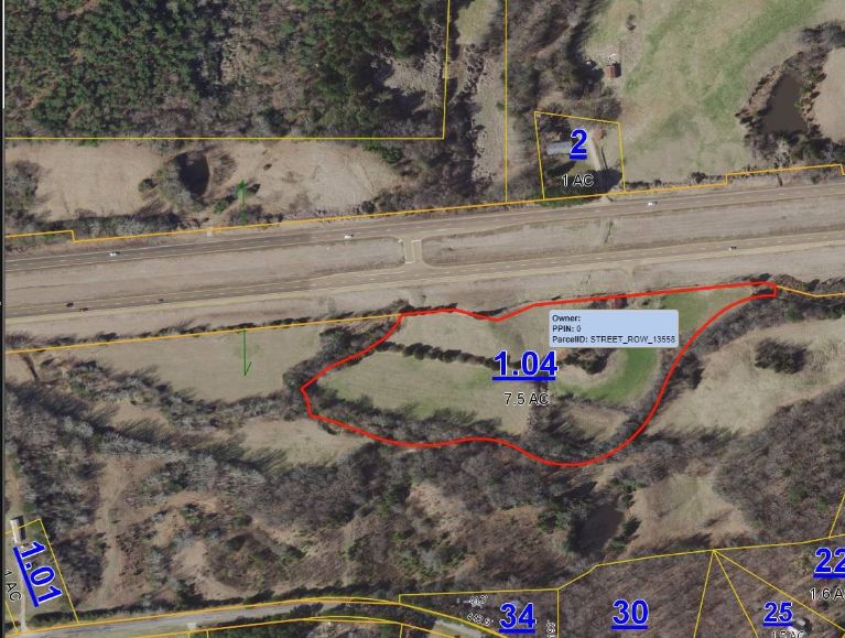 7.53 acres in Lafayette County, Mississippi