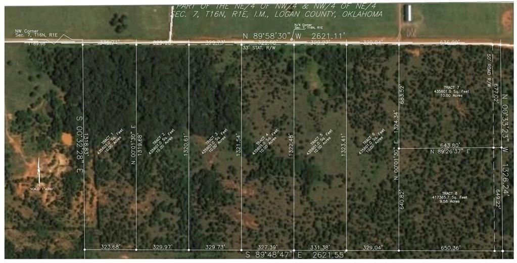 10 acres in Logan County, Oklahoma