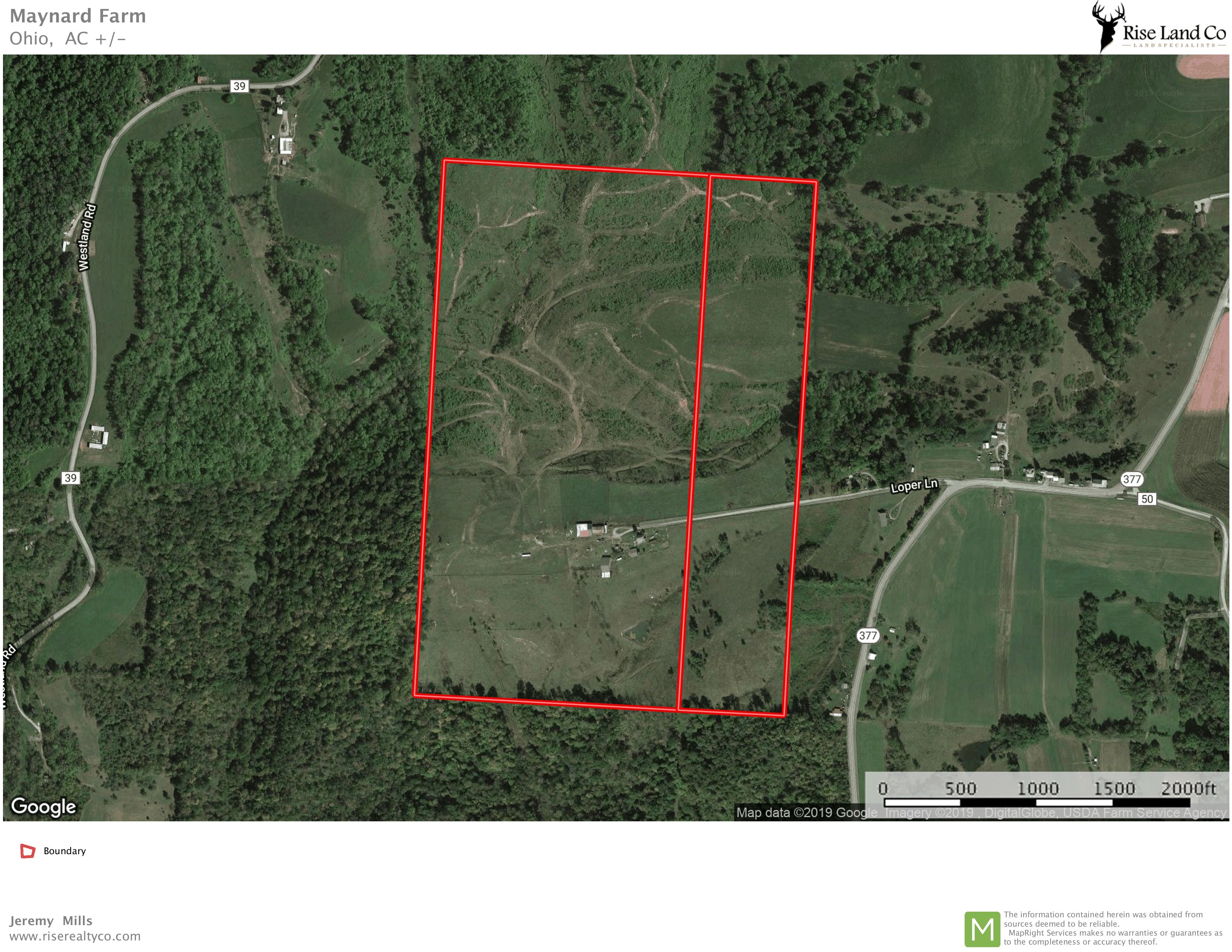 116 acres in County, Ohio