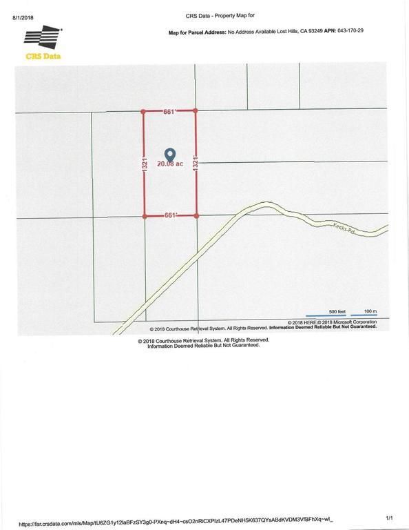 20 acres in Kern County, California