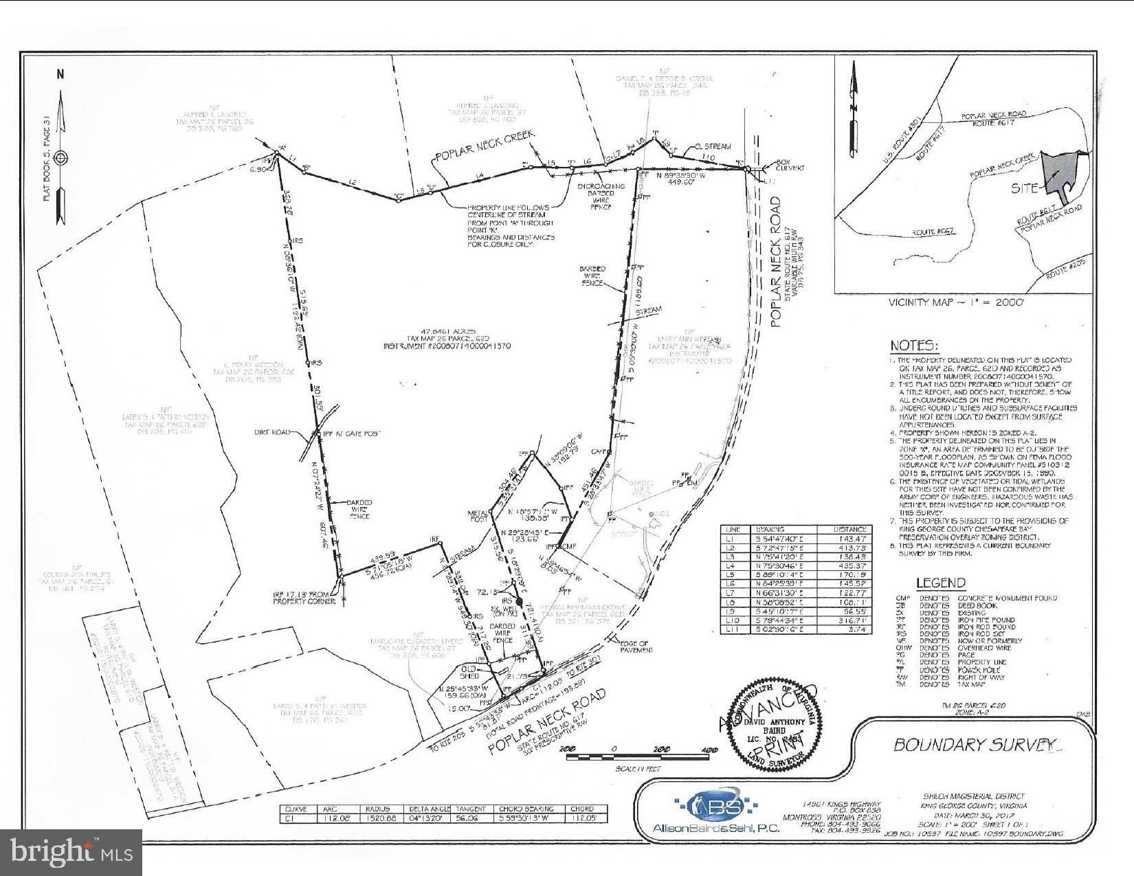 47.84 acres in King County, Virginia
