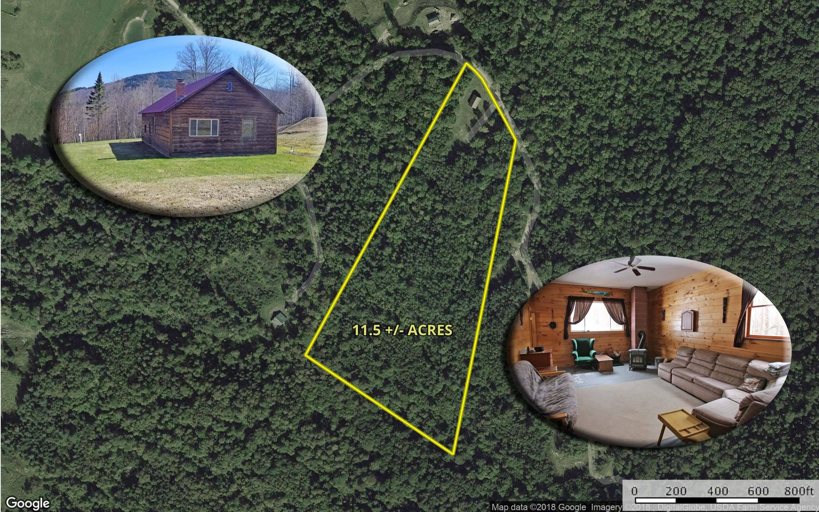 11.5 acres in Caledonia County, Vermont