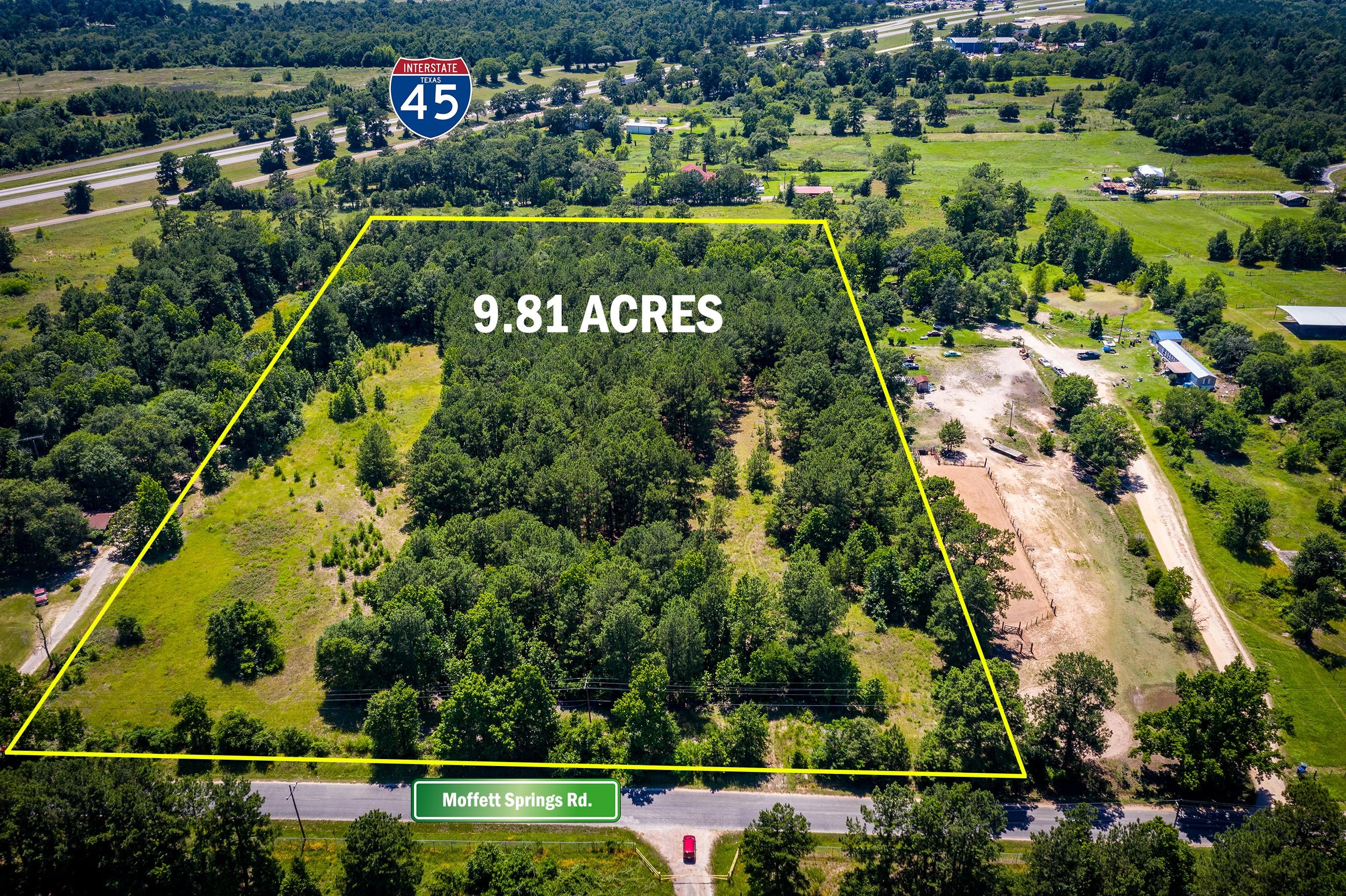 9.81 acres in Walker County, Texas