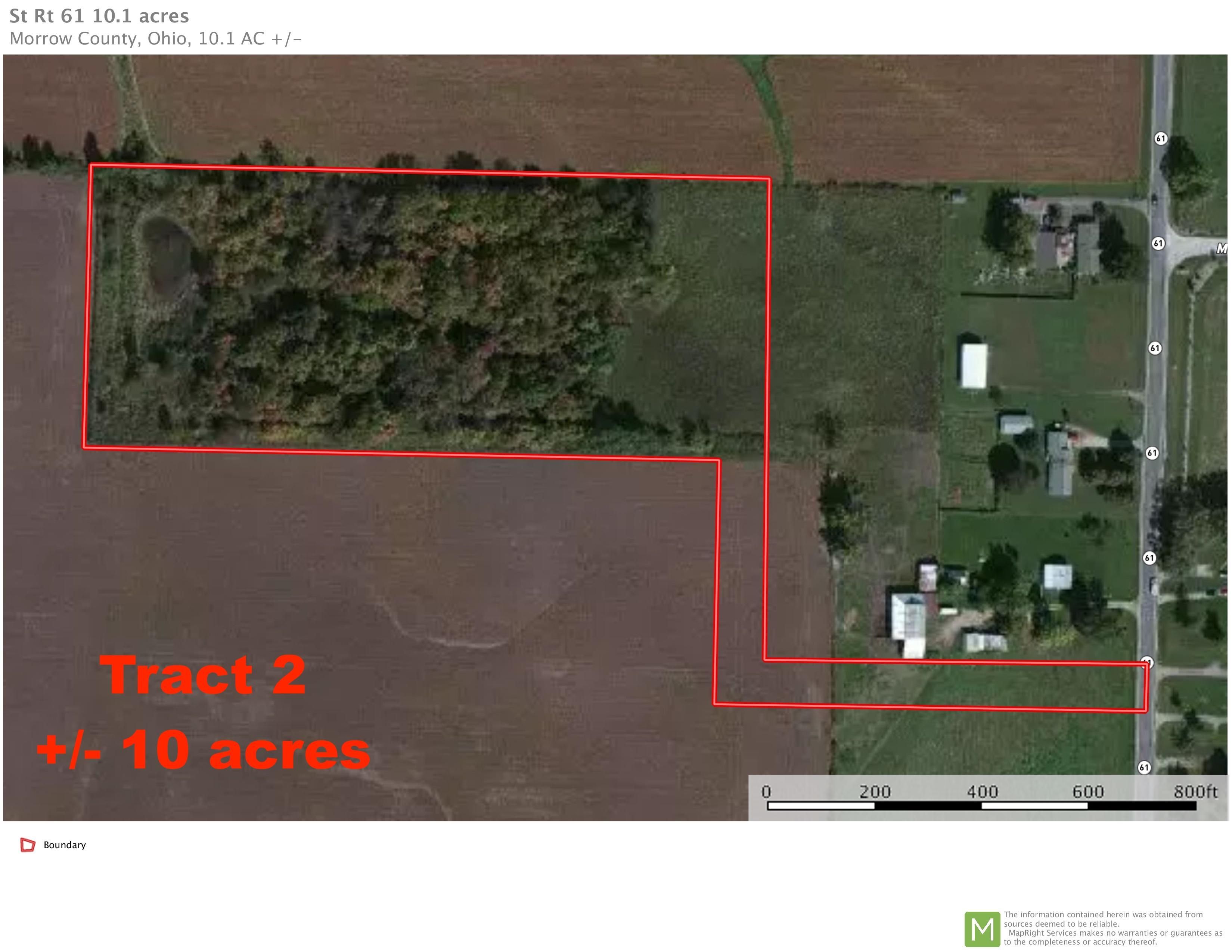 10 acres in Morrow County, Ohio