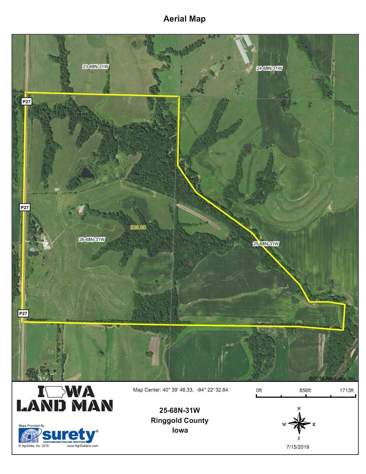 336 acres in Ringgold County, Iowa