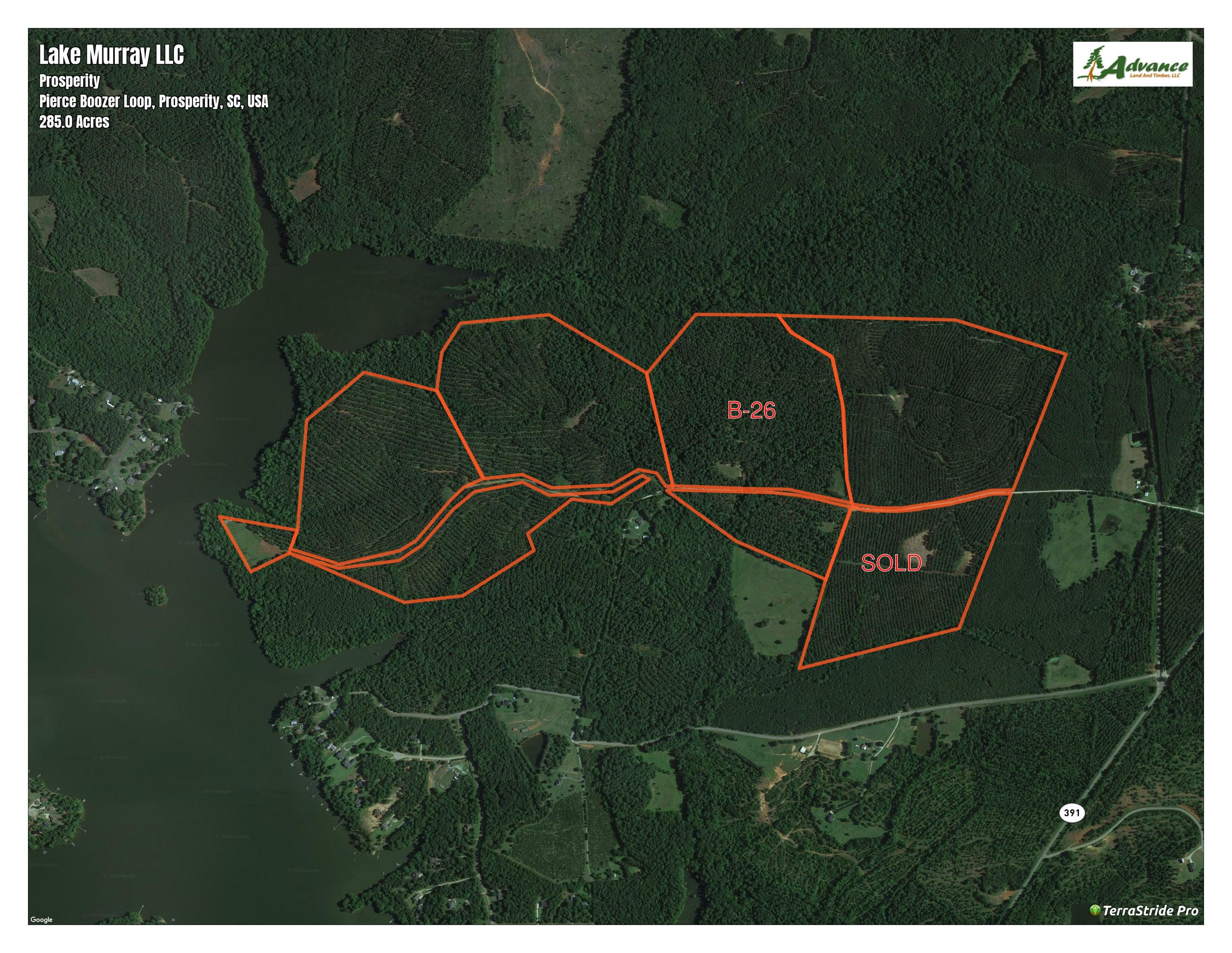 57 acres in Newberry County, South Carolina