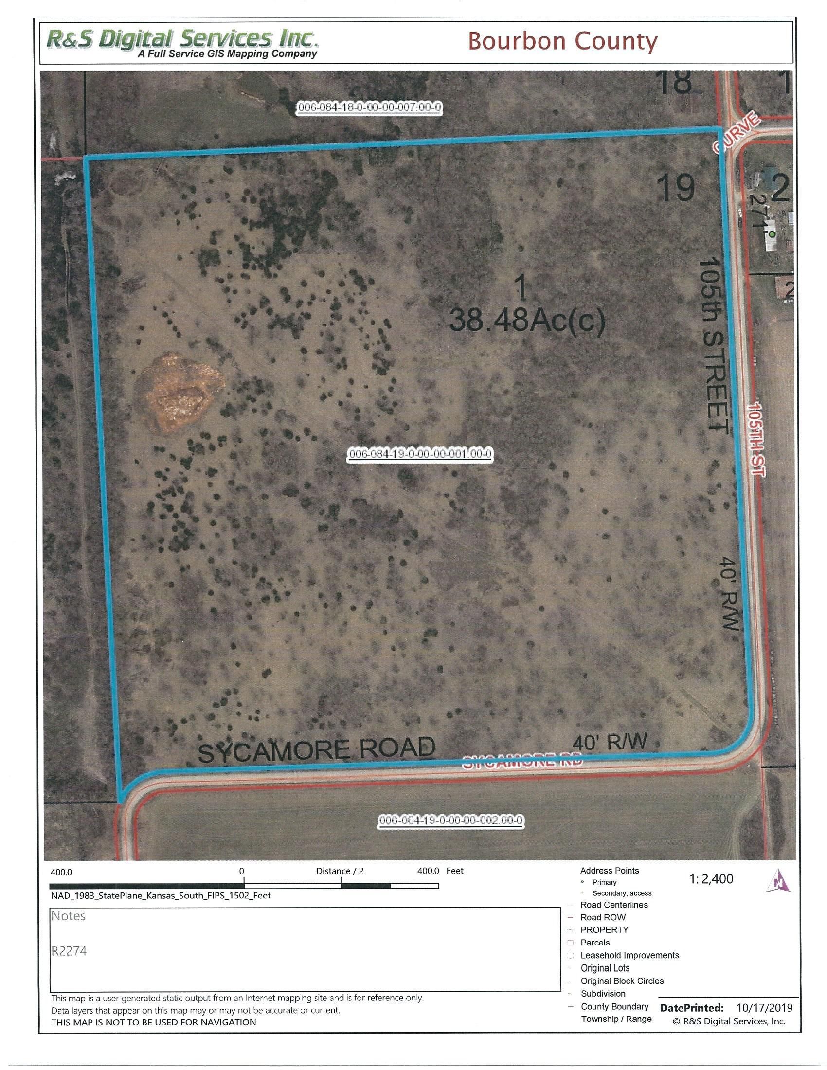 38.49 acres in Bourbon County, Kansas