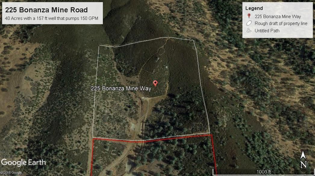 40 acres in Calaveras County, California