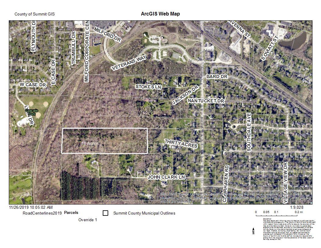 18.01 acres in Hudson, OH, 44236