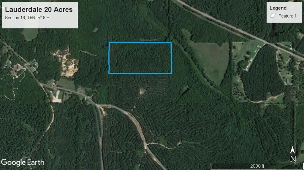 20 acres in Lauderdale County, Mississippi
