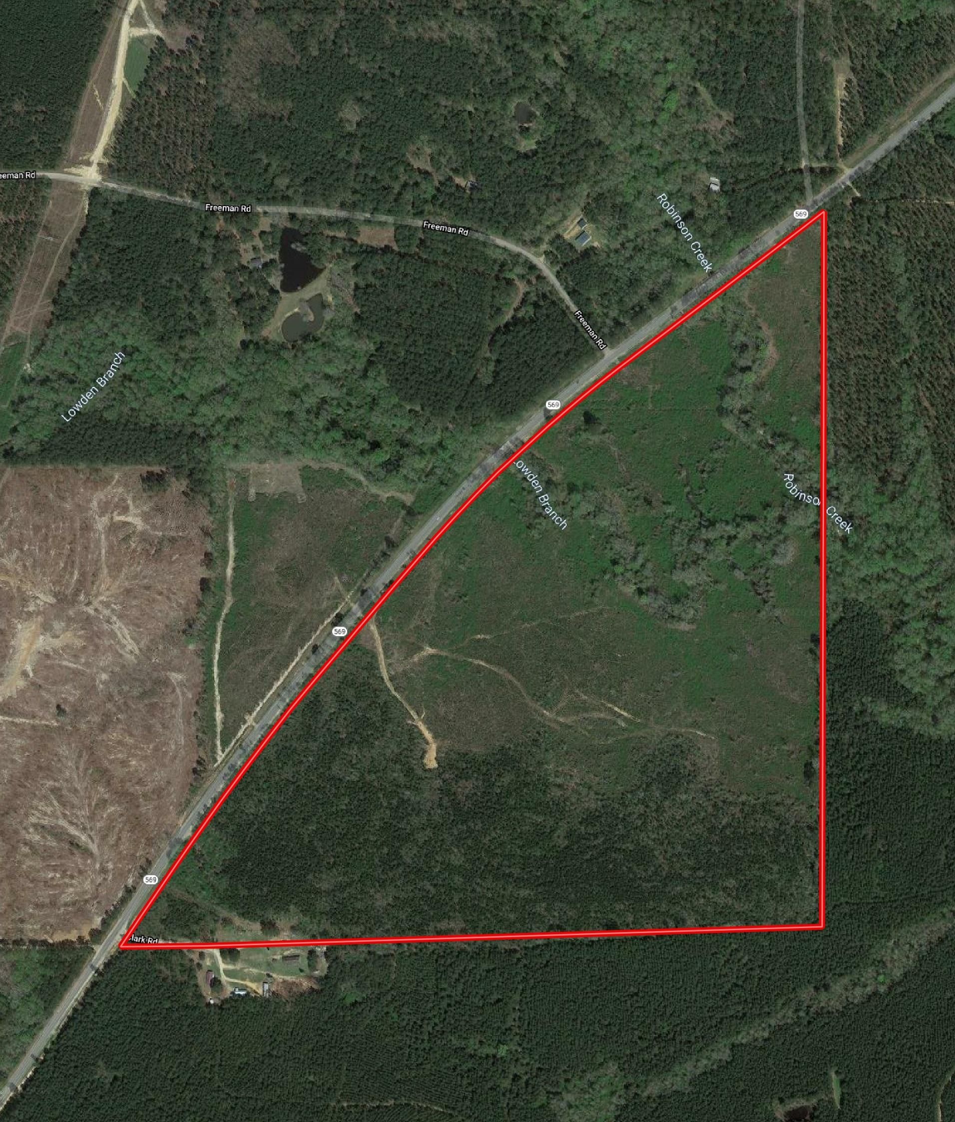 125 acres in Amite County, Mississippi