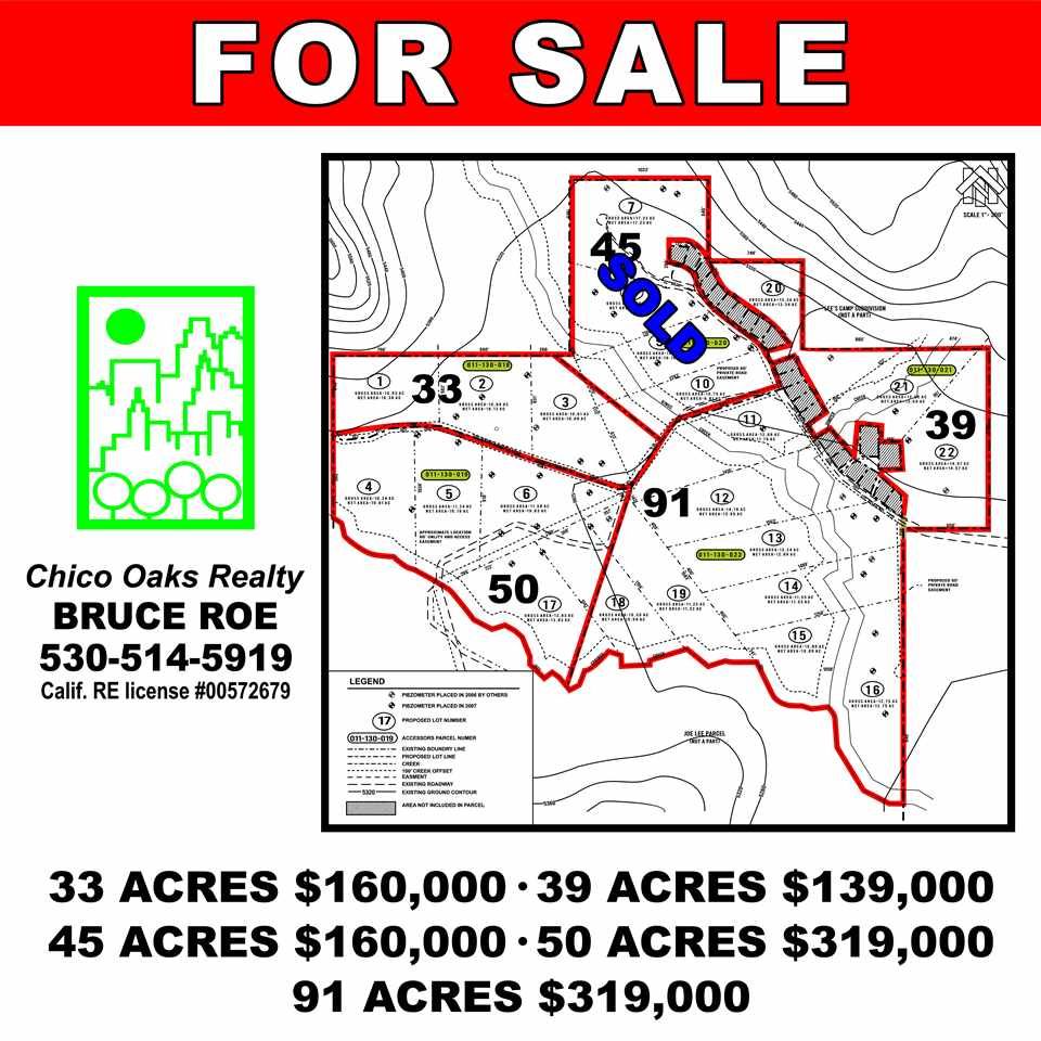 91 acres in Plumas County, California
