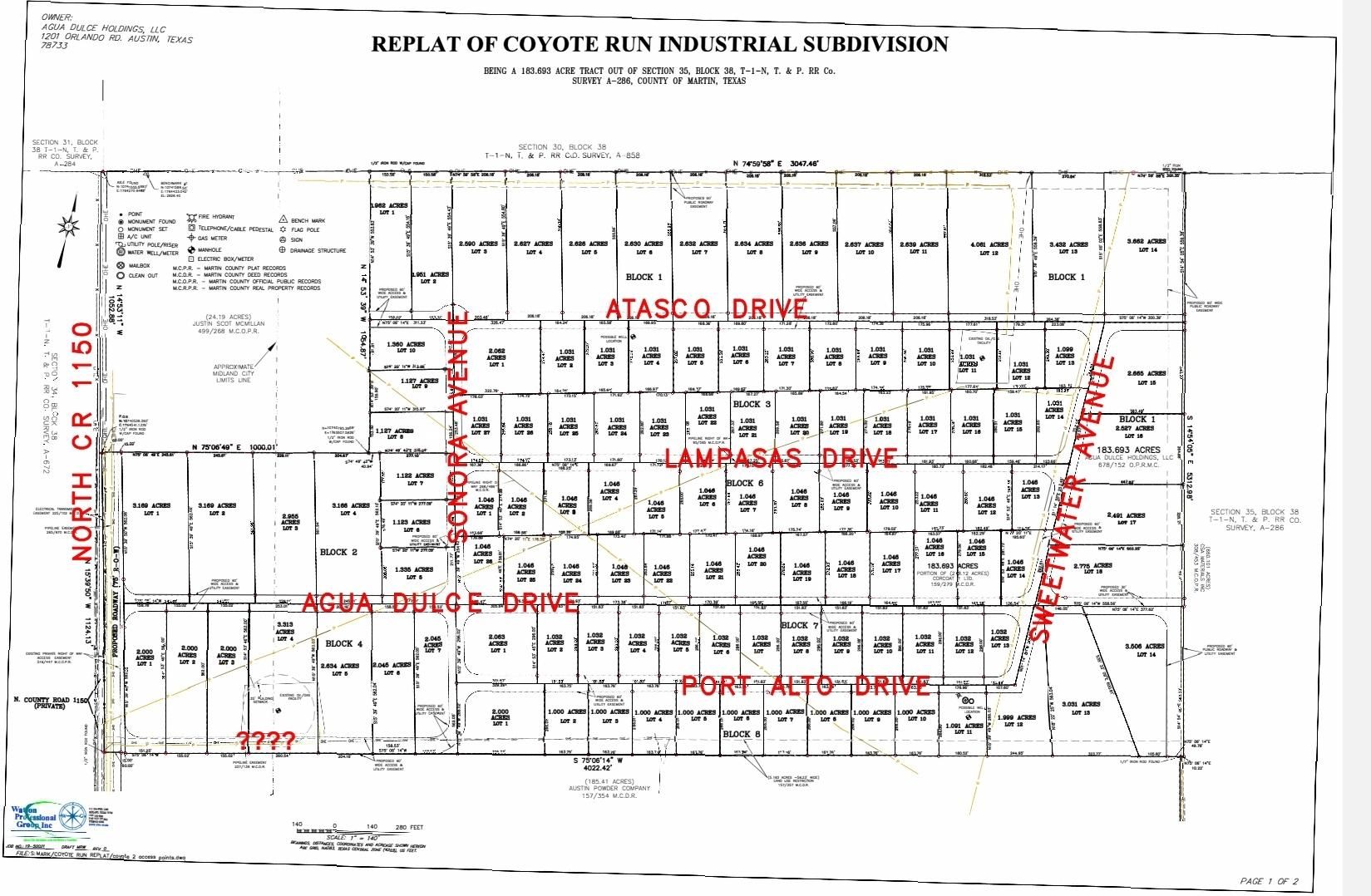 2 acres in Midland County, Texas