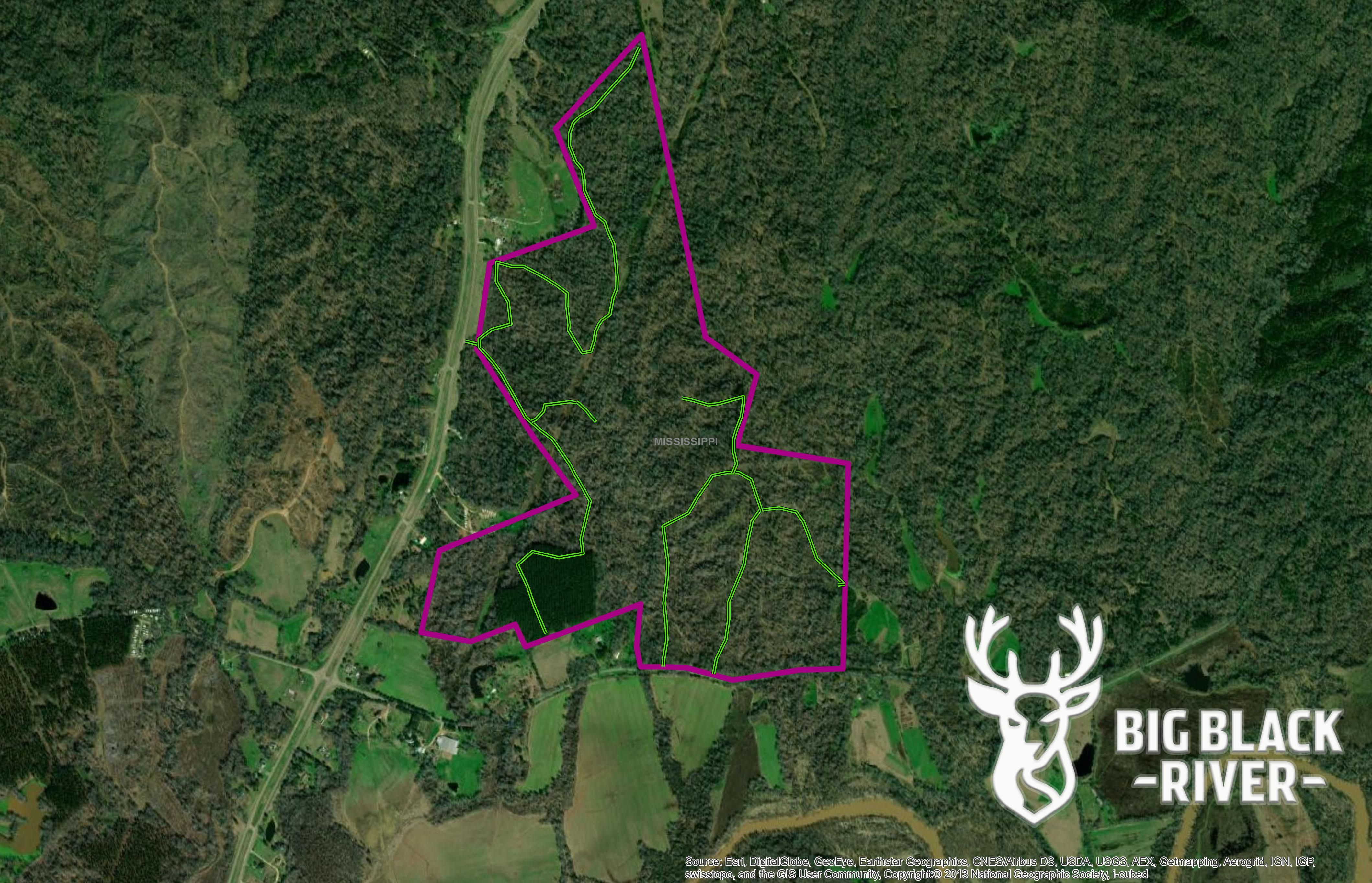 516 acres in Claiborne County, Mississippi