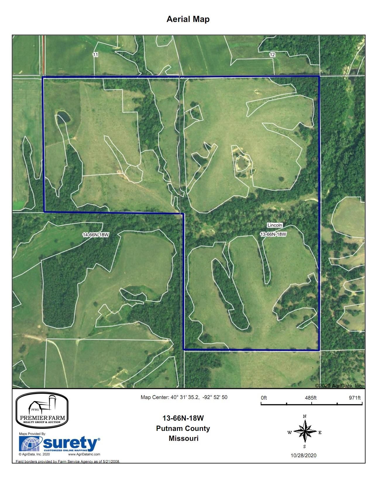 120 acres in Putnam County, Missouri