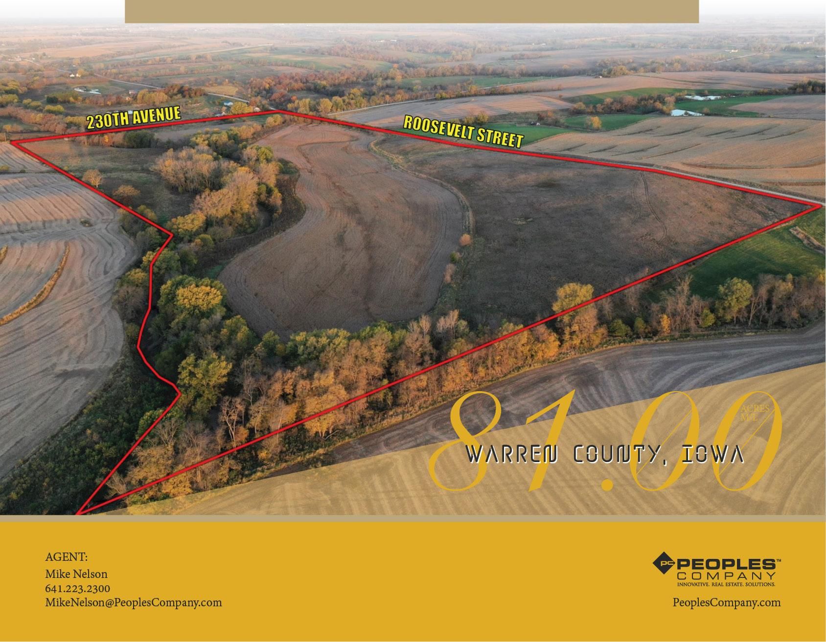 81 acres in Warren County, Iowa