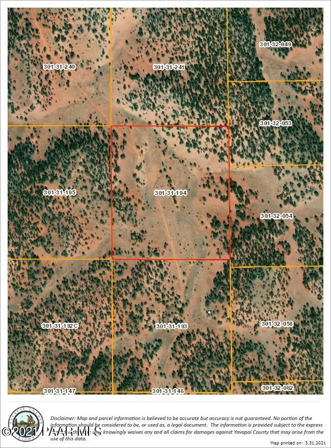 40 acres in Yavapai County, Arizona
