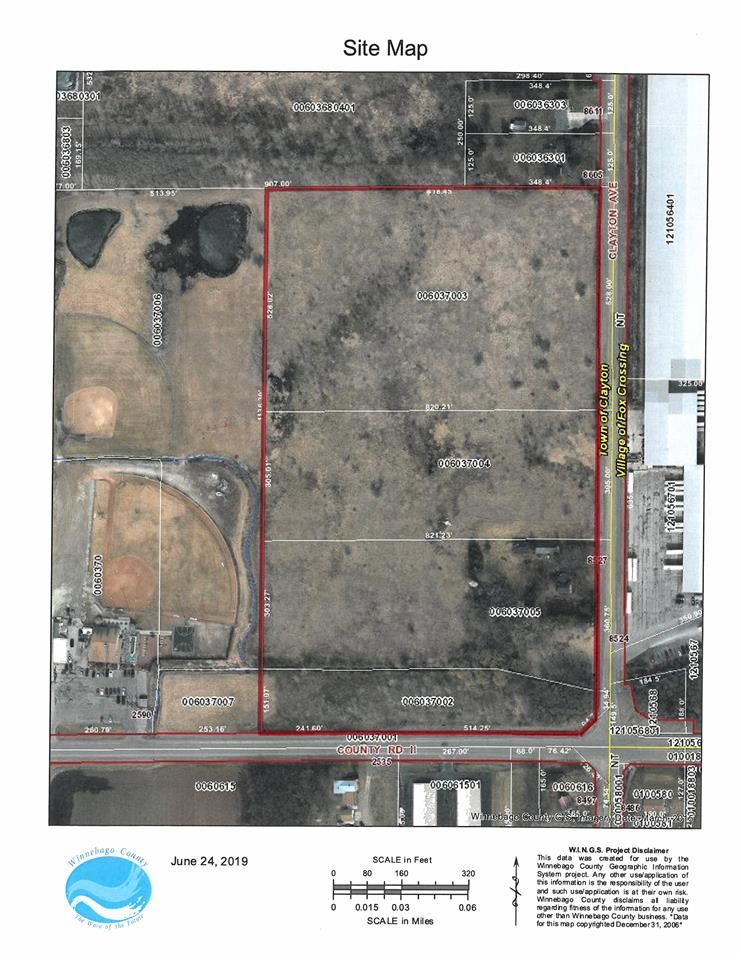 24.25 acres in Winnebago County, Wisconsin