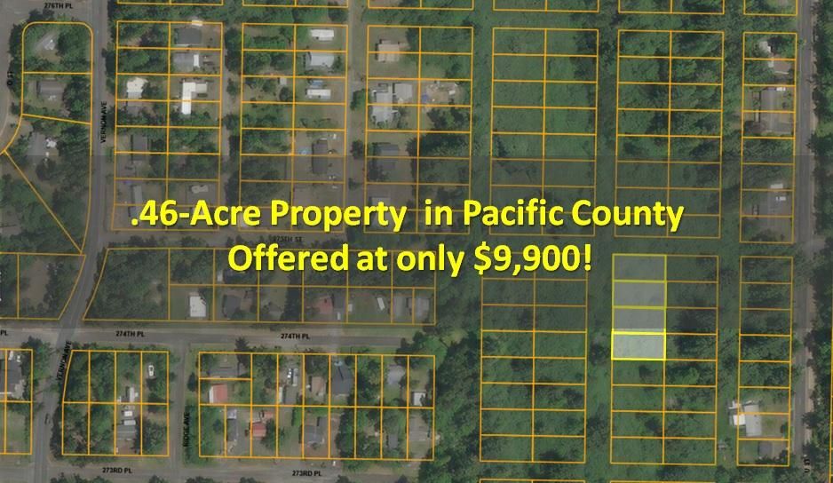 0.46 acres in Pacific County, Washington