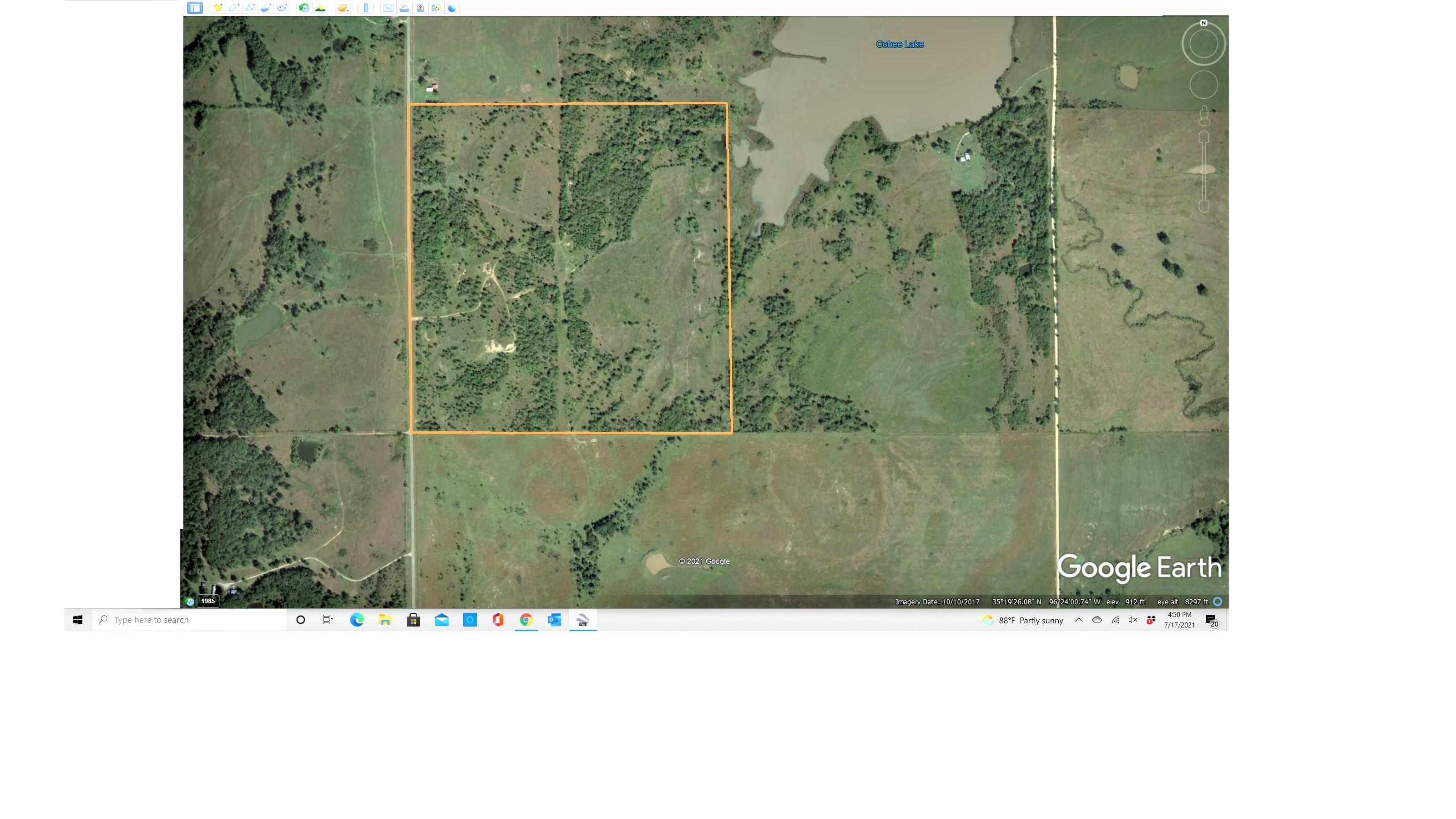 157 acres in Okfuskee County, Oklahoma