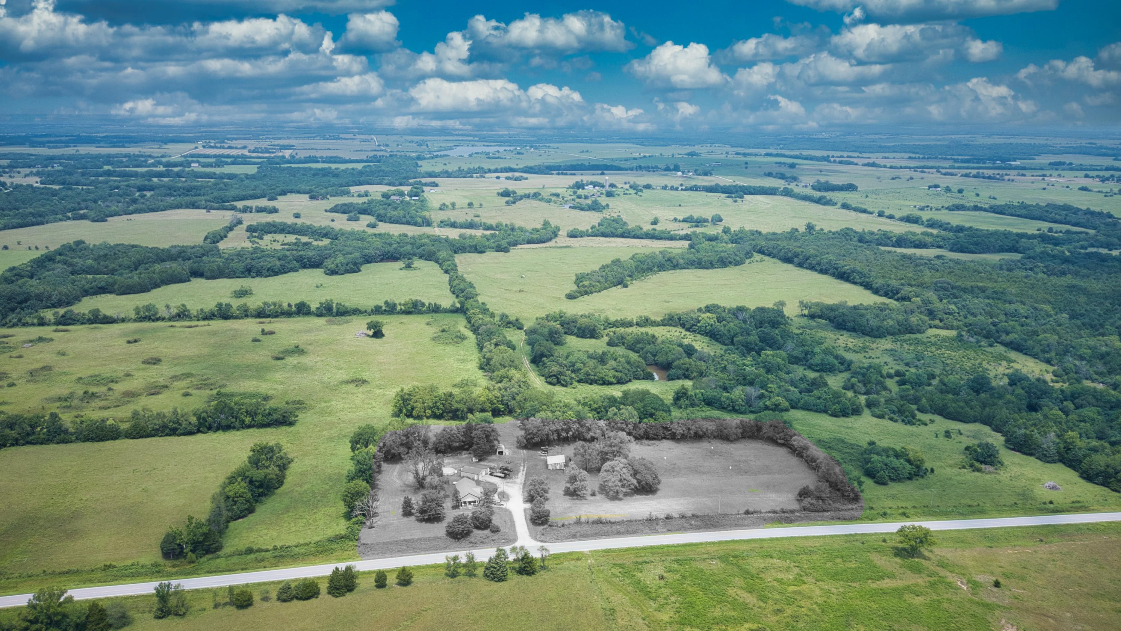 158 acres in Bourbon County, Kansas