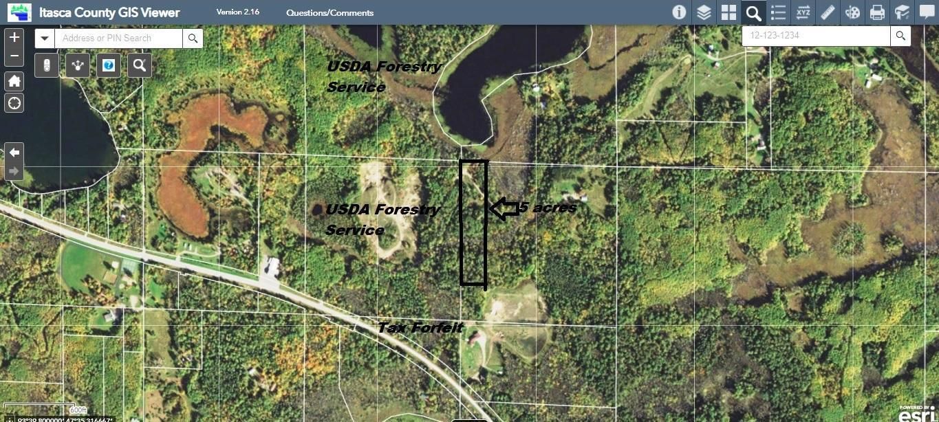 5 acres in Itasca County, Minnesota
