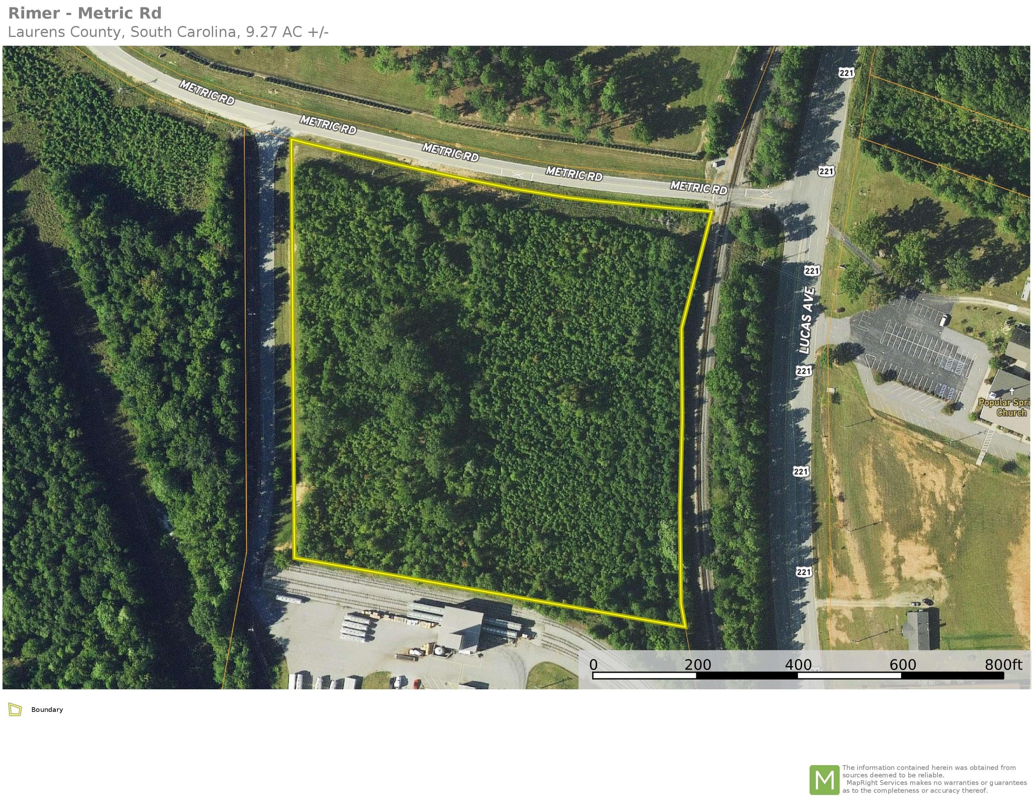 9.27 acres in Laurens County, South Carolina