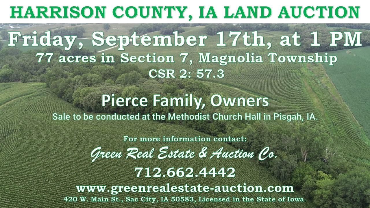 77 acres in Harrison County, Iowa