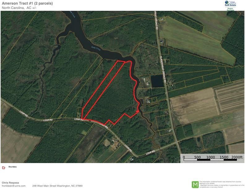 46 acres in Hyde County, North Carolina