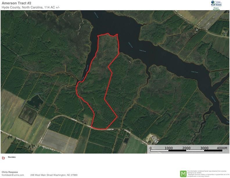 114 acres in Hyde County, North Carolina