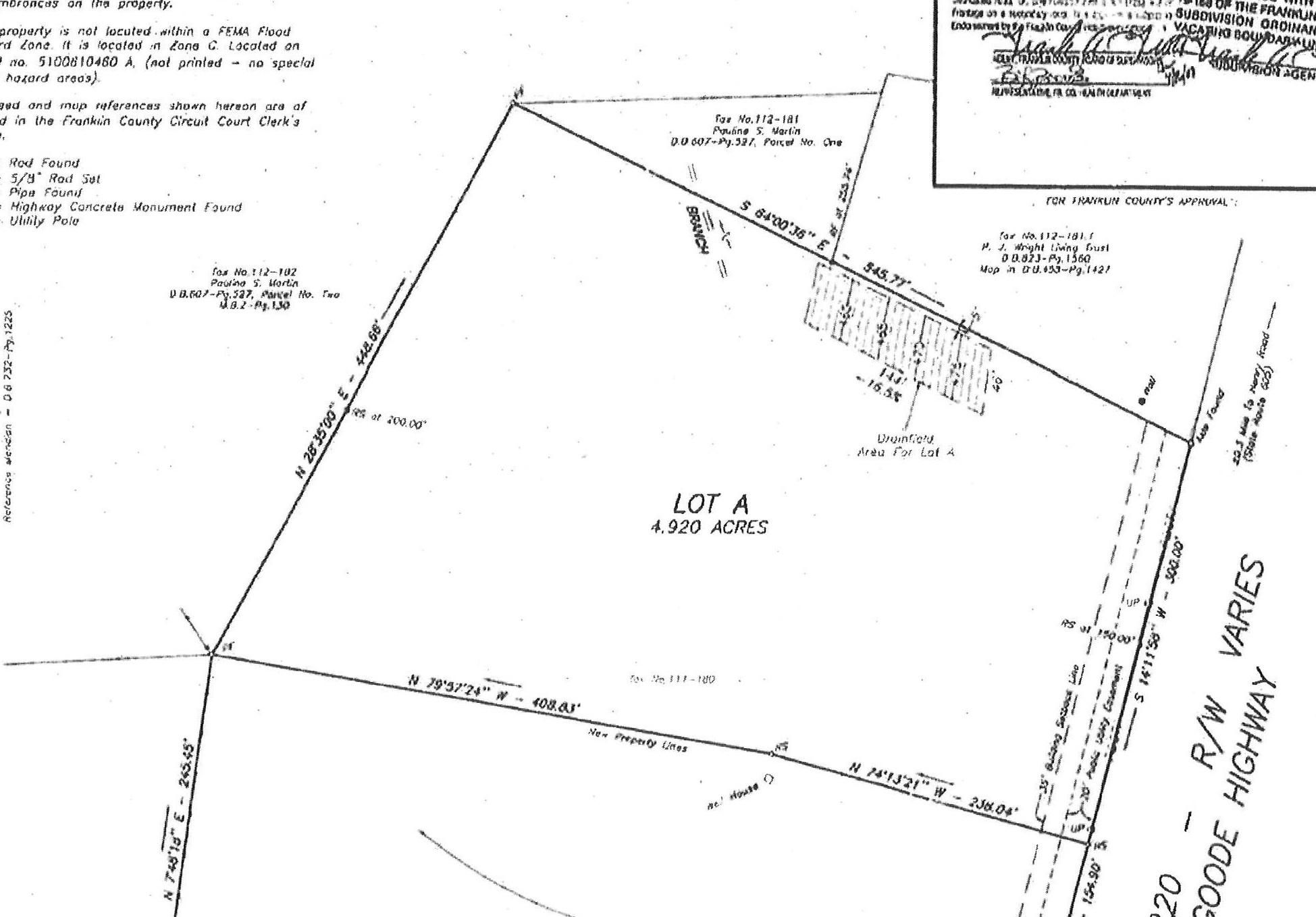 4.92 acres in Franklin County, Virginia