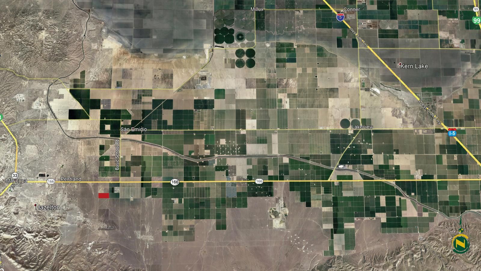 80 acres in Kern County, California
