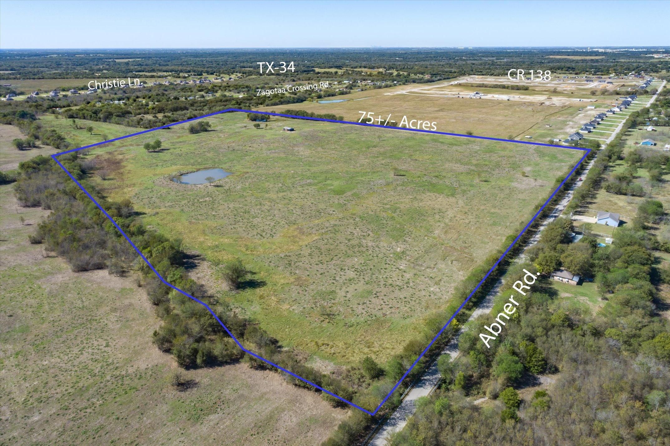 75 acres in Kaufman County, Texas