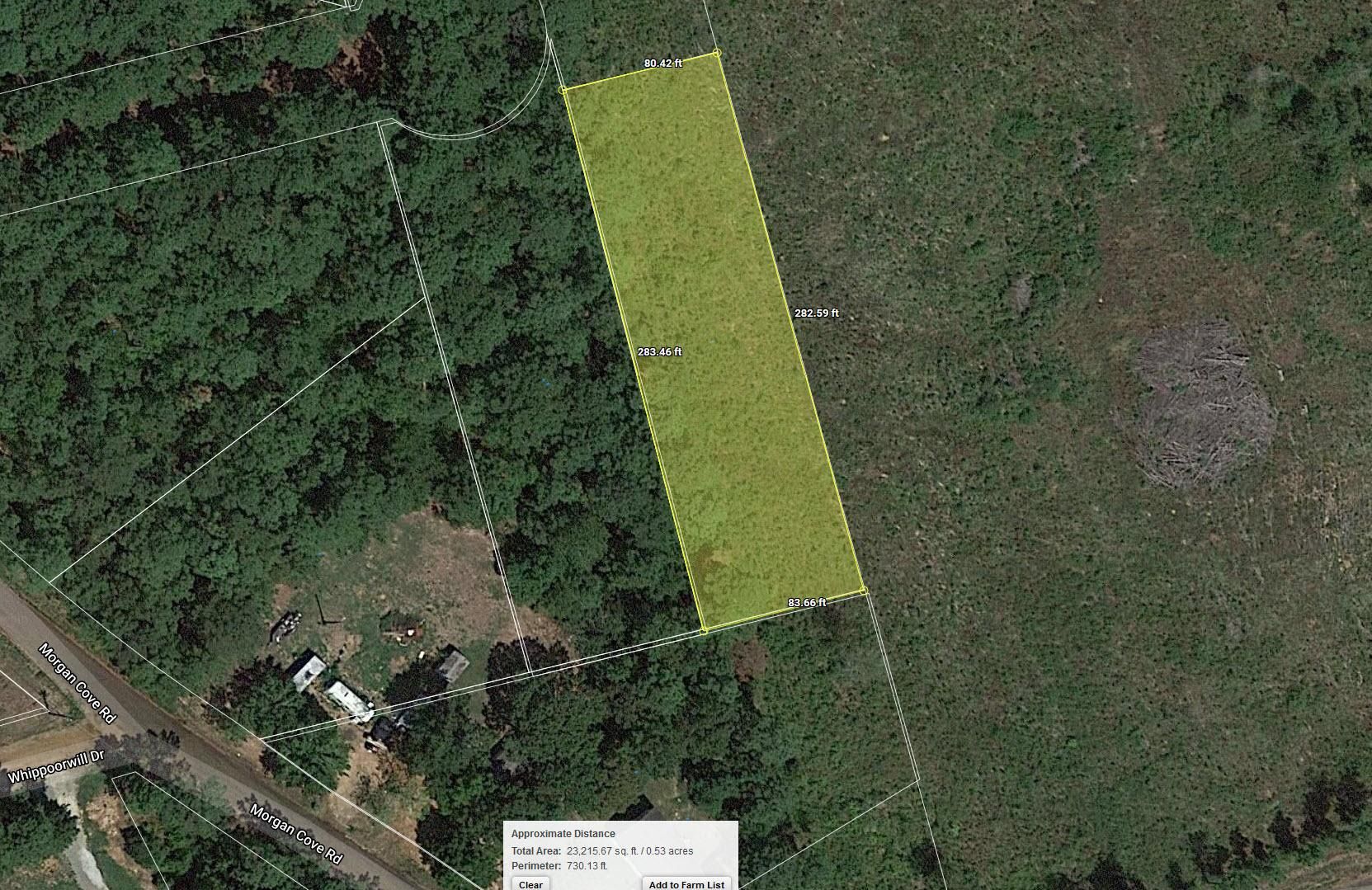 0.53 acres in Nacogdoches County, Texas