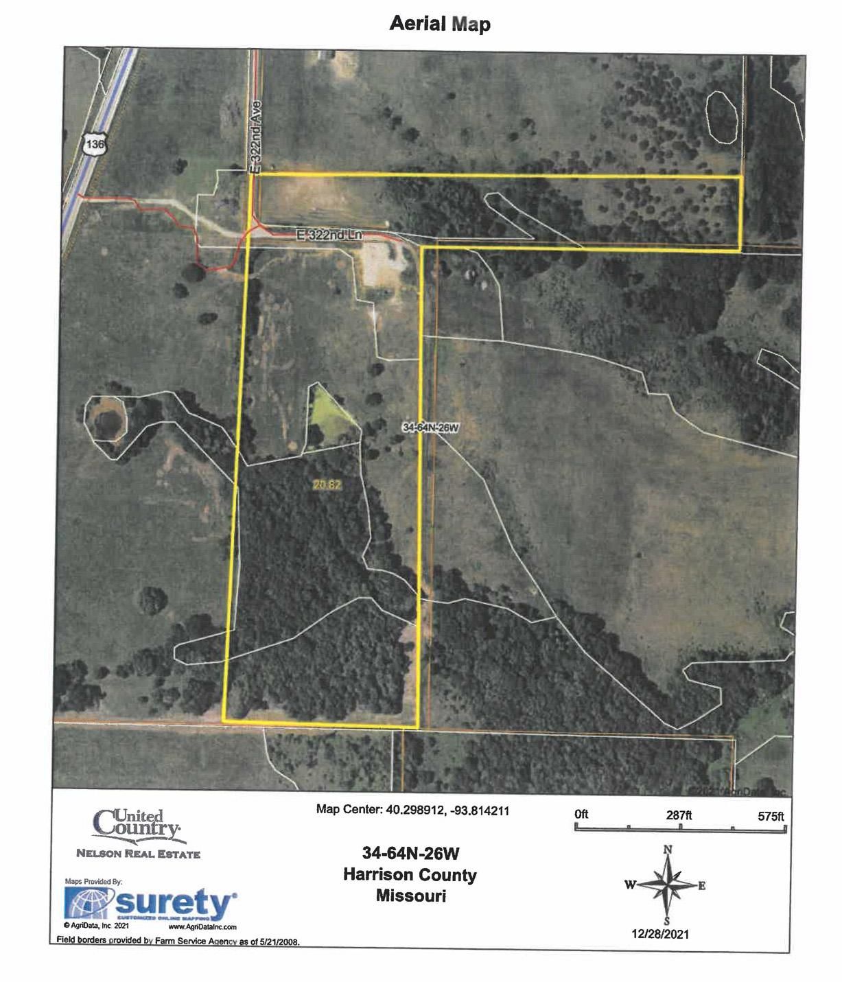 20 acres in Harrison County, Missouri