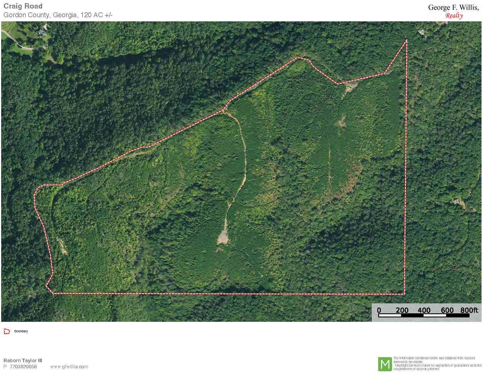 120 acres in Gordon County,