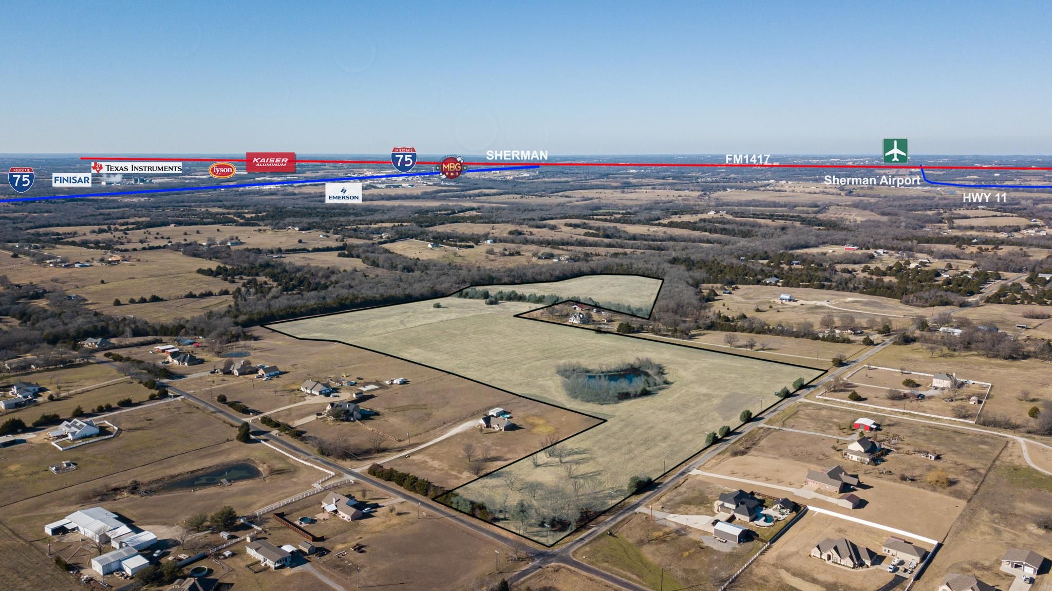 63.86 acres in Grayson County, Texas